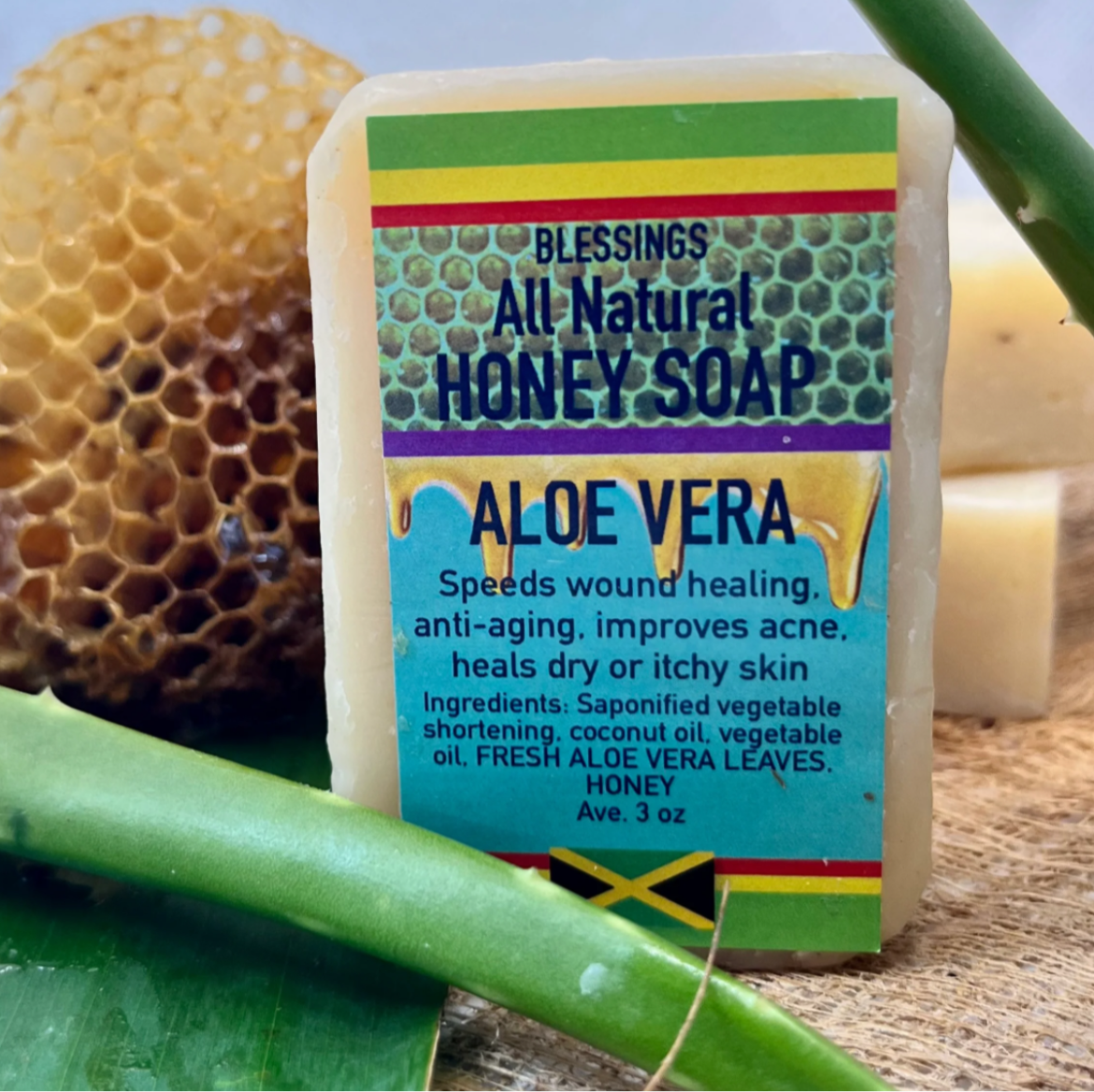 Blessings All-Natural Aloe Vera Soap Bar
by Soap Factory by the Sea