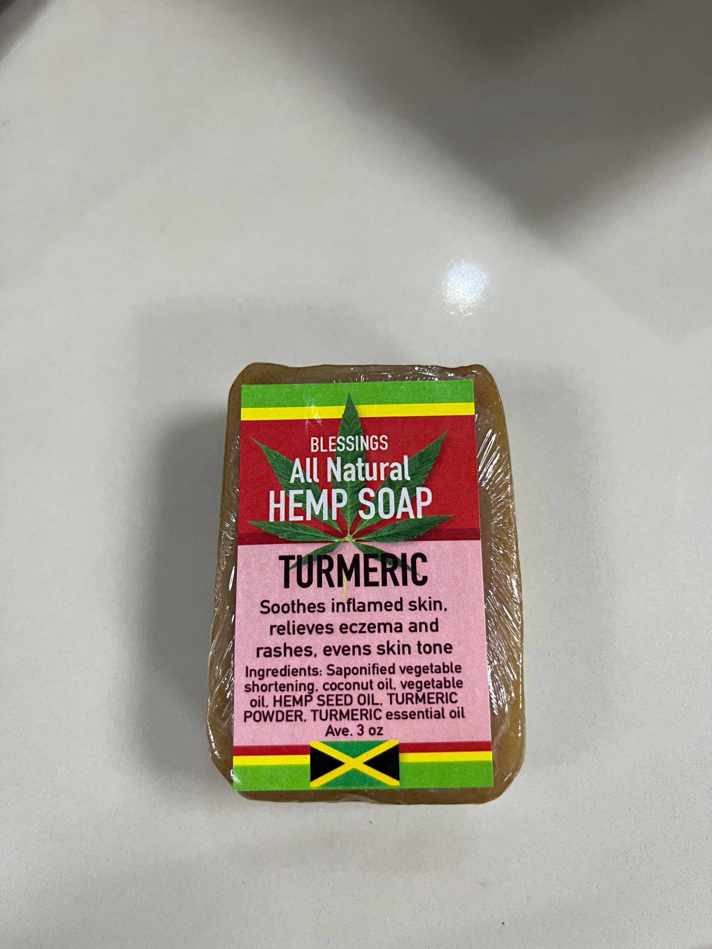 Blessings All-Natural Hemp Turmeric Soap Bar
by Soap Factory by the Sea