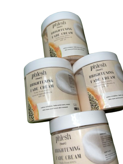 Brightening Fade Cream – Fades Dark Spots, Acne Scars & Sunburns | SPF 30 + Kojic Acid +Papaya+ Niacinamide Fade Ointment-