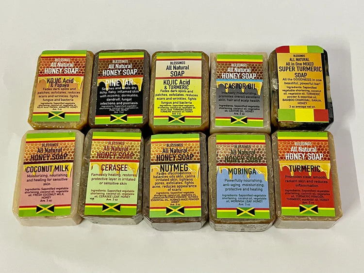 Blessings All-Natural Honey Turmeric Soap Bar
by Soap Factory by the Sea