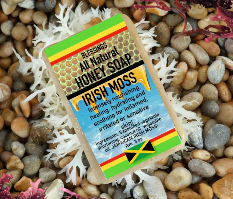 Blessings All-Natural Irish Moss Soap Bar
by Soap Factory by the Sea