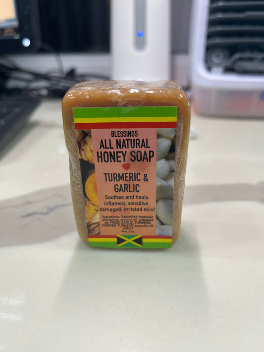 Blessings All-Natural Turmeric & Garlic Soap Bar