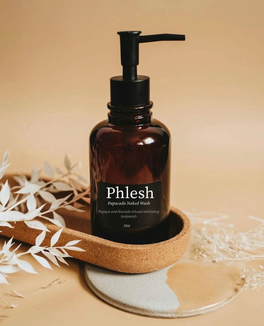 Papaya & Avocado Exfoliating Body Wash – Smooths Strawberry Skin, Treats Stretch Marks & Boosts Elasticity