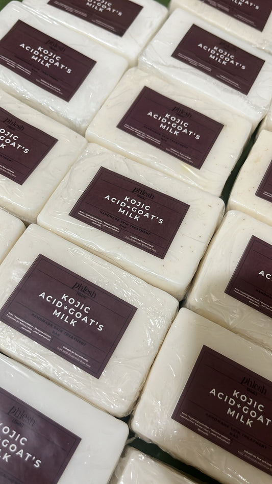Kojic Acid and Goat's Milk Soap Bar- Phlesh